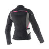 Куртка женская DAINESE ARYA LADY D-DRY - BLACK/VAPOROUS-GRAY/FUCHS