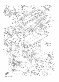 Крышка пластиковая Yamaha VK 10 - 8FU-2198F-01-00