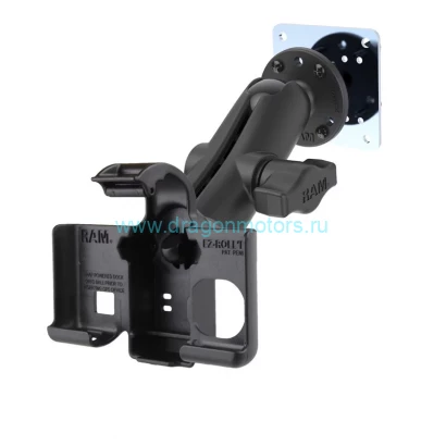 RAM-B-138-GA52-225BU RAM EZ-Roll'r  Drill-Down Mount с пластиной для Garmin nuvi 2450 и 2555
