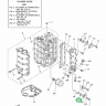 Втулка анода Yamaha резиновая - 66M113280000 / 66M113280100 / 66M-11328