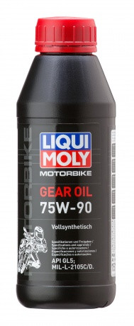 Синтетическое трансмиссионное масло для мотоциклов Motorbike Gear Oil 75W-90 (500 ML)