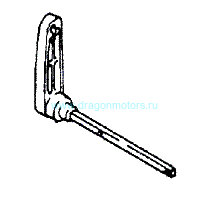 803763 Ручка переключения передач для MERCURY/TOHATSU 9.9/15/18 2-Cyl/2-Stroke (Quicksilver)