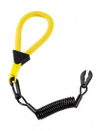 Чека для вм Yamaha с плавающим ремешком, черно-желтая (A8153)