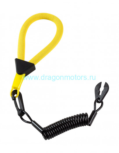 Чека для вм Yamaha с плавающим ремешком, черно-желтая (A8153)