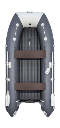 Надувная лодка ПВХ, Таймень LX 3600 НДНД, графит/светло-серый