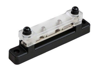 Колодка распределительная электромонтажная с защитной крышкой, 2 контакта