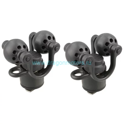 RAP-412-2 крепление RAM Roller-Ball для лодочных вёсел, багров и др. на салазки, 2 шт