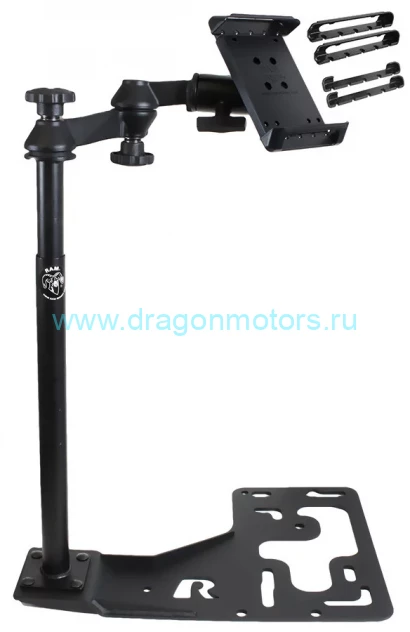 RAM-VB-168-RO1-TAB-SM Держатель планшета RAM Tab-Tite  с креплением RAM No-Drill  для тяжелых условий