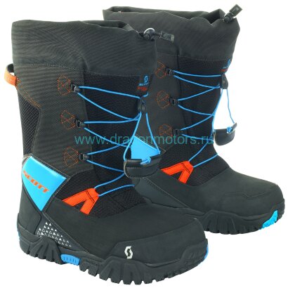 Боты мужские SCOTT SMB R/T - black/blue