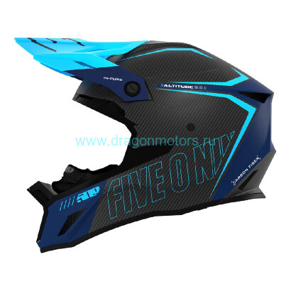 Шлем 509 Altitude 2.0 Carbon 3K High-Flow - Cyan Navy