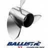 933525 Гребной винт MICHIGAN Ballistic XL для двигателей 150-300 л.с., 3x14-1/4x25, 3-лопасти, правый, сталь, требует сменную втулку (Michigan)