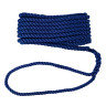 Трос швартовый с огоном Skipper трёхпрядный, 8мм, нейлон 6.1м, синий