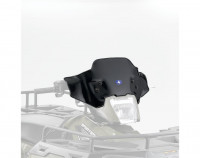 Стекло ветровое для квадроцикла Polaris Sportsman, низкое 24.1см (черное)