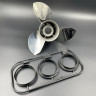 Гребной винт без втулки 20-30 л.с. (под проставку) (3x10-1/8x15) Ballistic Stainless Steel (Michigan