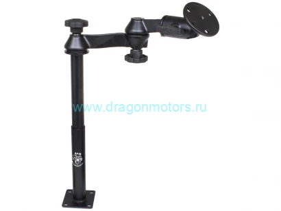 RAM-VP-SW1-129-240 RAM Tele-Pole  с полюсами 12 и 9 дюймов, поворотными рычагами и большой круглой пластиной