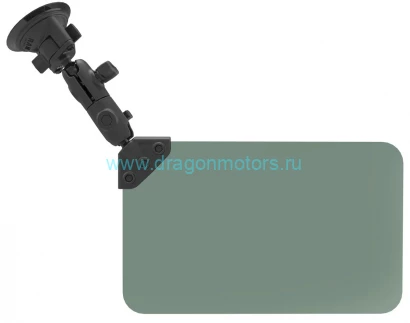 RAM-B-166-326-VIS-G1U RAM Twist-Lock крепление на присоске с поворотным кронштейном и солнцезащит