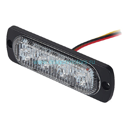 Стробоскоп 2W LEDs  Super Slim, синий/красный свет