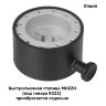 Рулевое колесо MANTA обод черный, спицы серебряные д. 355 мм