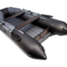 Надувная лодка ПВХ, Таймень NX 3600 НДНД PRO, графит/черный