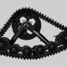 ГУСЕНИЧНЫЙ КОМПЛЕКТ KIMPEX COMMANDER WSS4 ДЛЯ UTV/SSV, УНИВЕРСАЛЬНЫЙ