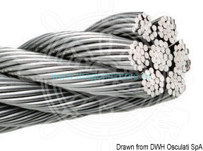 Osculati 03.172.10 - Wire rope AISI 316 133-wire 10 mm (100 м.)