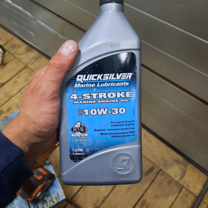 Quicksilver 4-cycle 10W-30 - 1 L 858045QE1, 858045QB1
