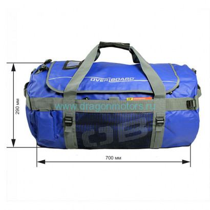 Водонепроницаемая сумка-рюкзак OverBoard OB1059B - Adventure Duffel Bag - 90L (Blue)
