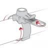 RAP-SB-187-GA31 Крепление RAM EZ-Strap  на рейку для Garmin Approach G5 и серии Oregon