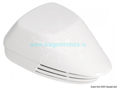Osculati 21.449.00 - Мембранный горн из АБС-пластика Белый 12V