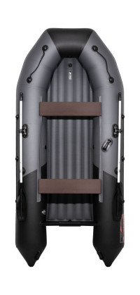 Надувная лодка ПВХ, Таймень NX 3400 НДНД PRO, графит/черный