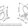 Вентилятор электрический 12V, 3А, 2547 л/мин, с кронштейном