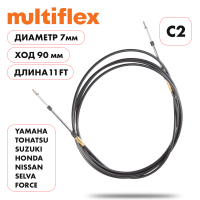 Трос управления газ/реверс Multiflex C2 11'