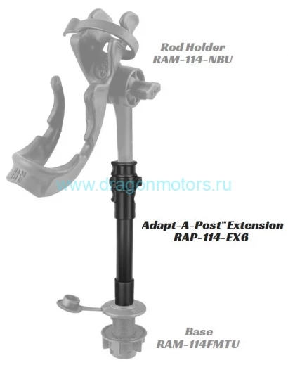 RAP-114-EX6 RAM Adapt-A-Post  Удлинитель на 9 дюймов