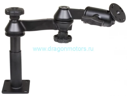 RAM-VP-SW1-45 RAM Tele-Pole  с 4-дюймовыми и 5-дюймовыми стойками, двойными поворотными рычагами