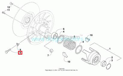 Болт вариатора Arctic Cat 0648-799