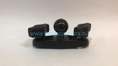 RAM-B-247U-25NHU-TRA1 шар RAM 25 мм (1) с двумя креплениями с барашковыми гайками на Т-салазки