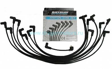816761Q4 Бронепровода, комплект для MERCRUISER V8 (зажигание Thunderbolt) OEM: 816761A4, 18-8804-1 (Quicksilver)