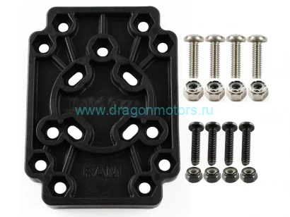 RAP-356U площадка-адаптер RAM Adapt-To-RAM с отверстиями AMPS и VESA 75x75 мм