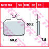 Колодки тормозные (серия Organic Allround) MCB700