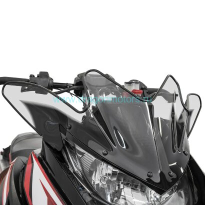 Стекло ветровое для снегоода Yamaha SR VIPER (дымчатое среднее)