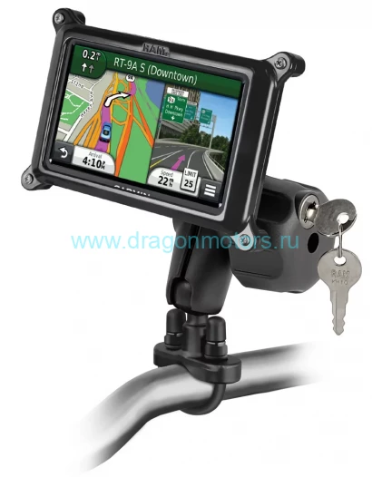 RAM-B-149Z-GA25LU Крепление RAM на U-образном болте с фиксатором для Garmin nuvi + другое