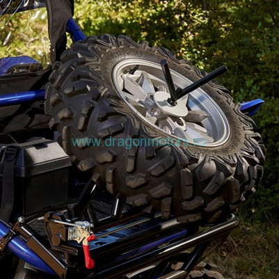 Крепление для запасного колеса для Yamaha YXZ1000R (черное)