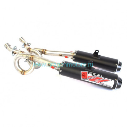 Выхлопная труба BIG GUN EVO U Dual Full System - Yamaha Rhino 700 EFI (08-14)