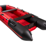 Надувная лодка ПВХ, Таймень NX 3400 НДНД PRO, красный/черный