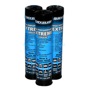 Смазка QUICKSILVER Extreme (зеленая) для тяжелых условий эксплуатации (3 картриджа), 85г