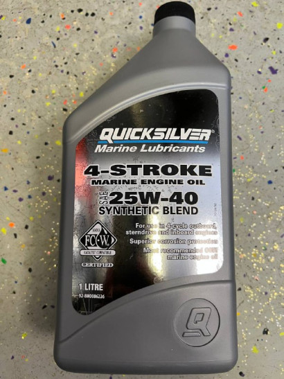 Quicksilver 4-cycle 25W-40 synthetic 1 L 8M0086226 / 92-8M0086226