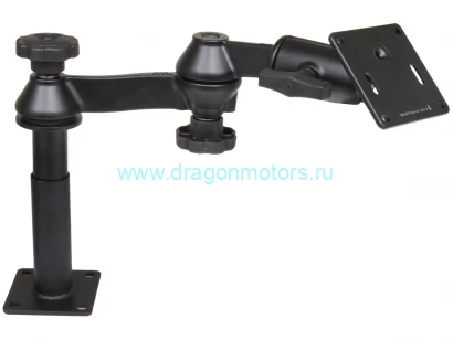RAM-VP-SW1-45-2461 RAM Tele-Pole  с 4-дюймовыми и 5-дюймовыми стойками, поворотными рычагами и VESA 75 мм
