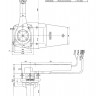 Дистанционное управление Suzuki DF25A-250, врезное - 67000-93J27-000