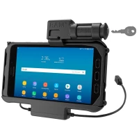 RAM-HOL-SAM58PDKLU RAM Skin  держатель с замком клавиш Power + база данных для Samsung Tab Active2