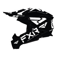 Шлем FXR HELIUM RACE DIV W/ AUTO BUCKLE Black/White